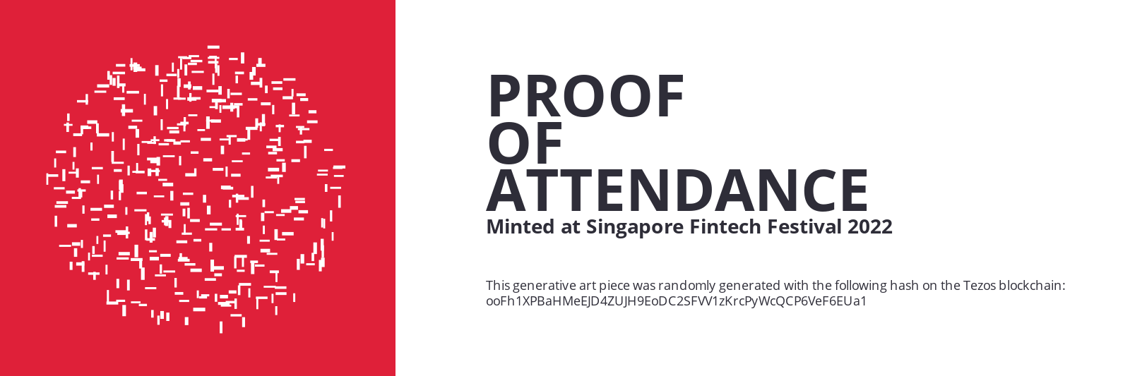 SFF2022 Proof of Attendance Token #199 static token preview
