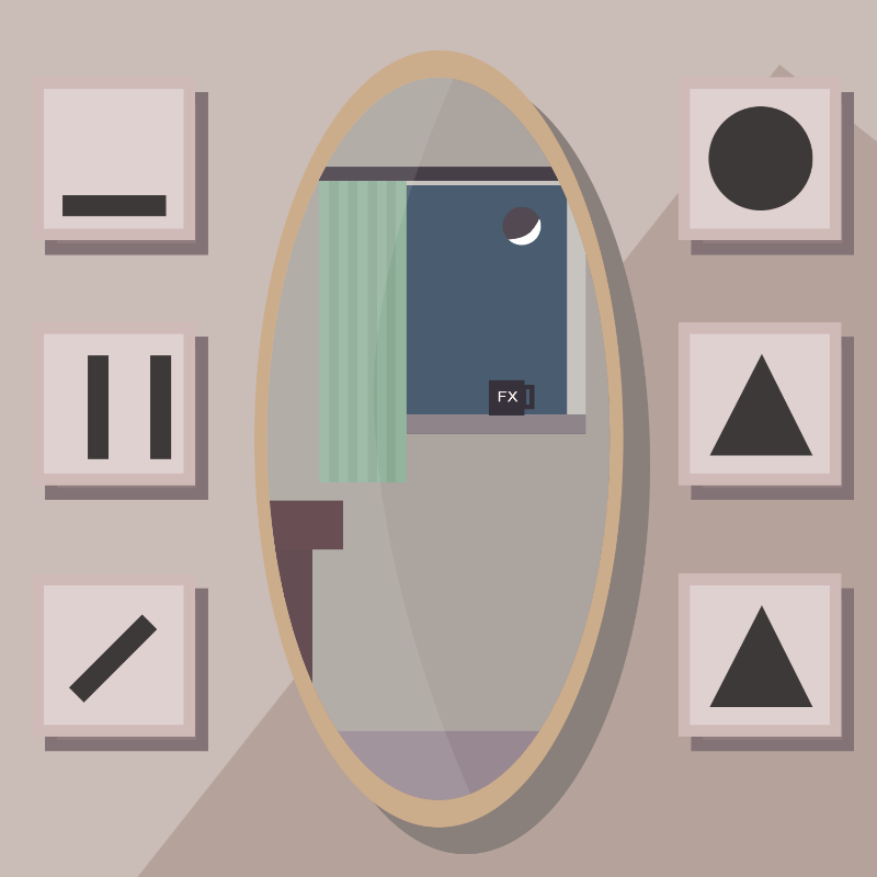 A moon in\and the mirror. #10 static token preview