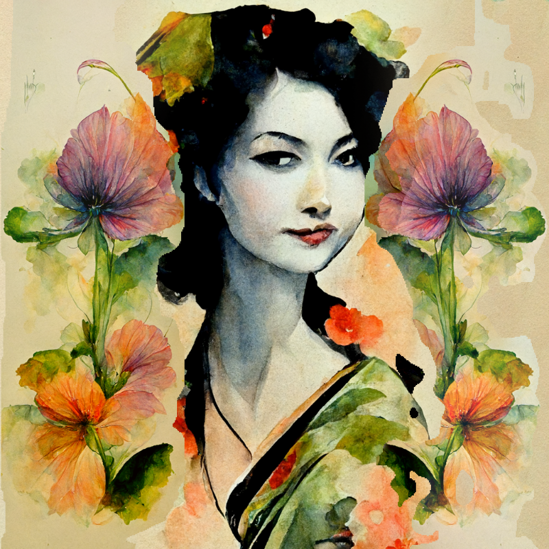 AI Geisha #3 static token preview