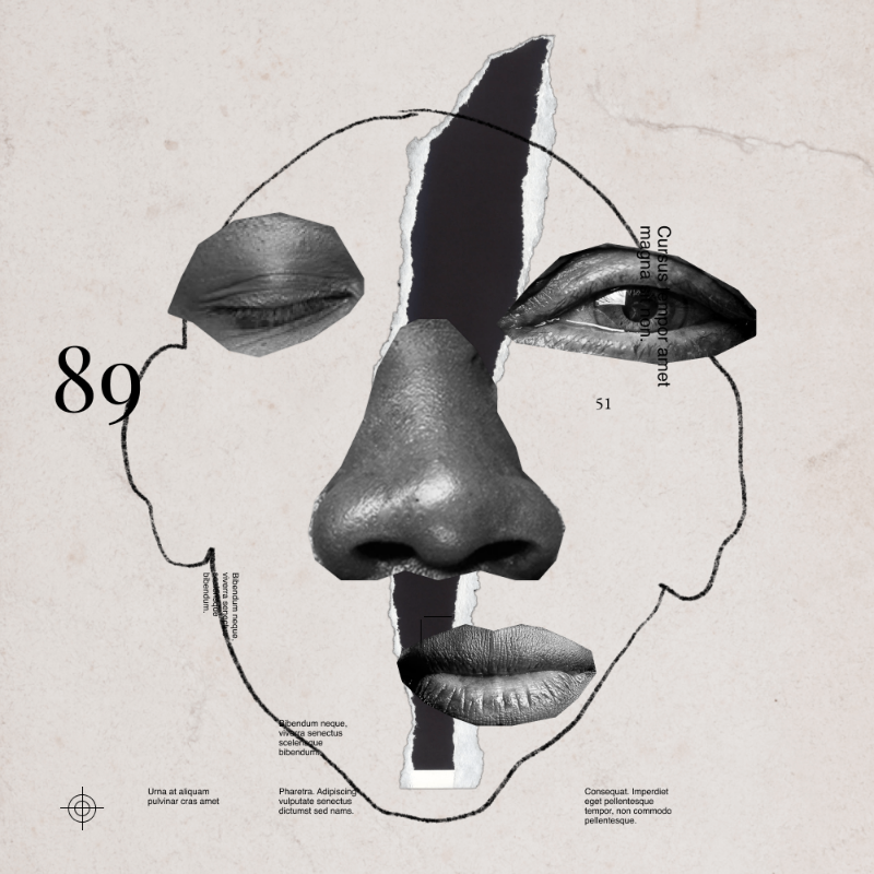 Collage faces #5 static token preview