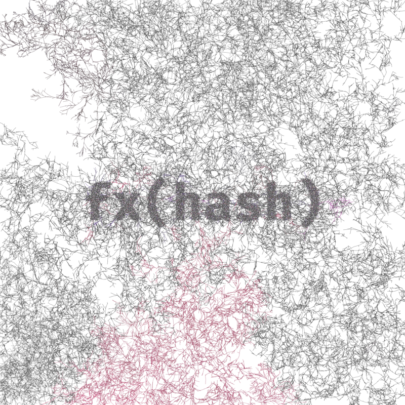 FXHASH Generative Logo #4 static token preview