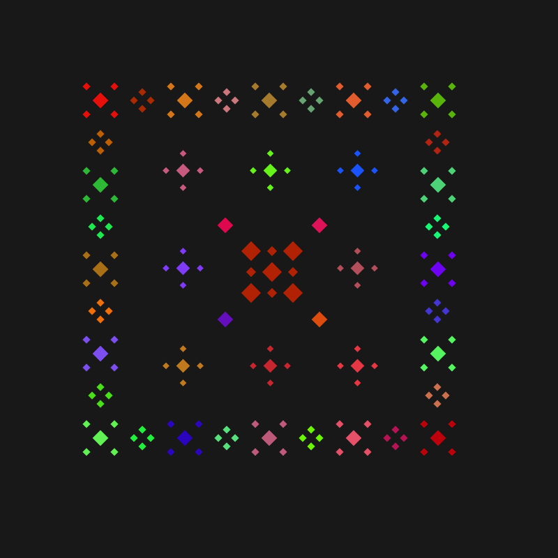 Rotated Squares #6 static token preview