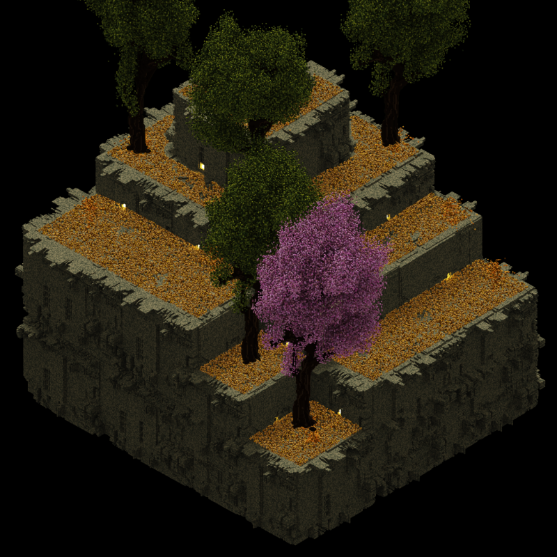 Voxel Temple #4 static token preview