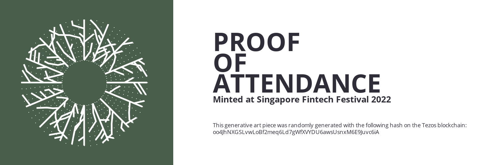 SFF2022 Proof of Attendance Token #2 static token preview