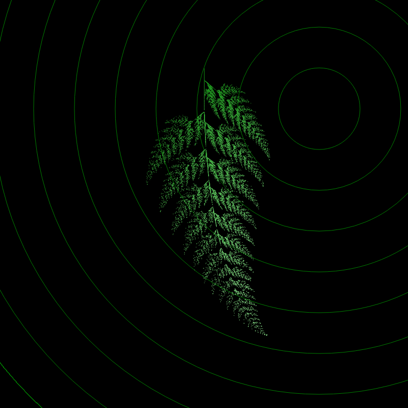 Fractal Leaves #13 static token preview