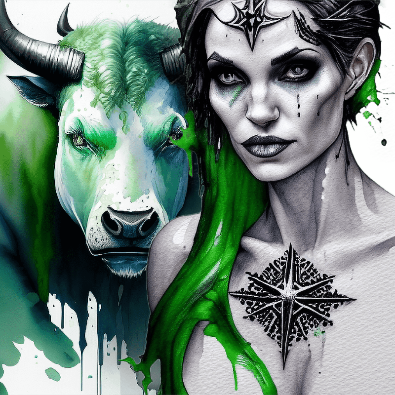Green Bull #2 static token preview