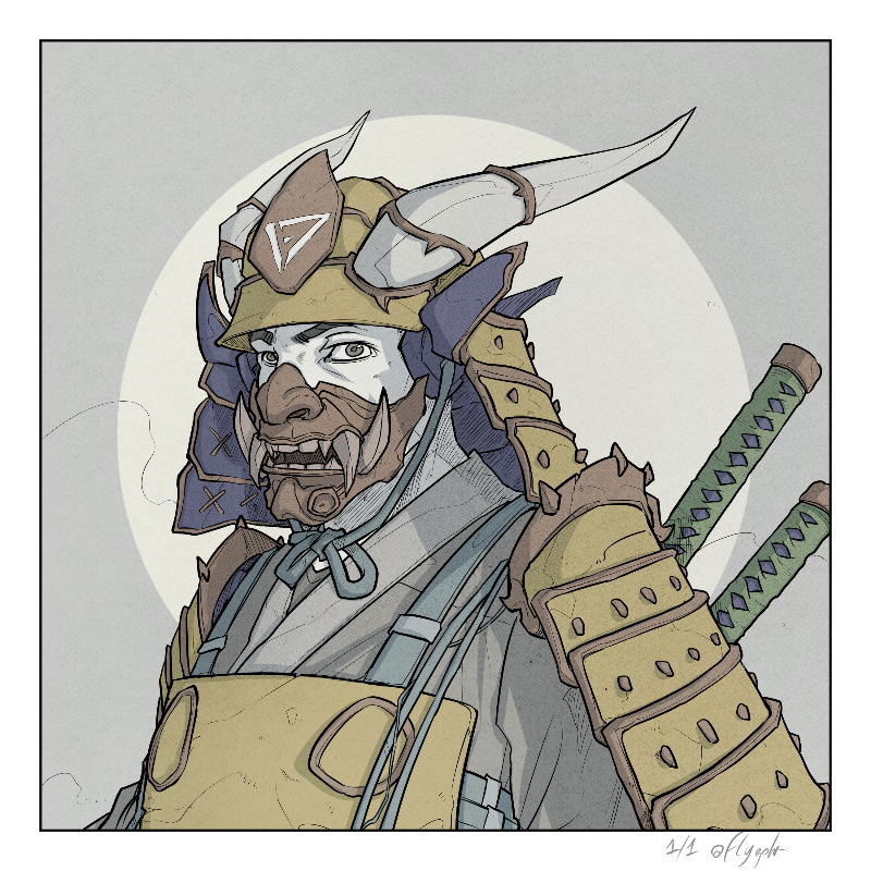 侍 (SAMURAI) #19 static token preview