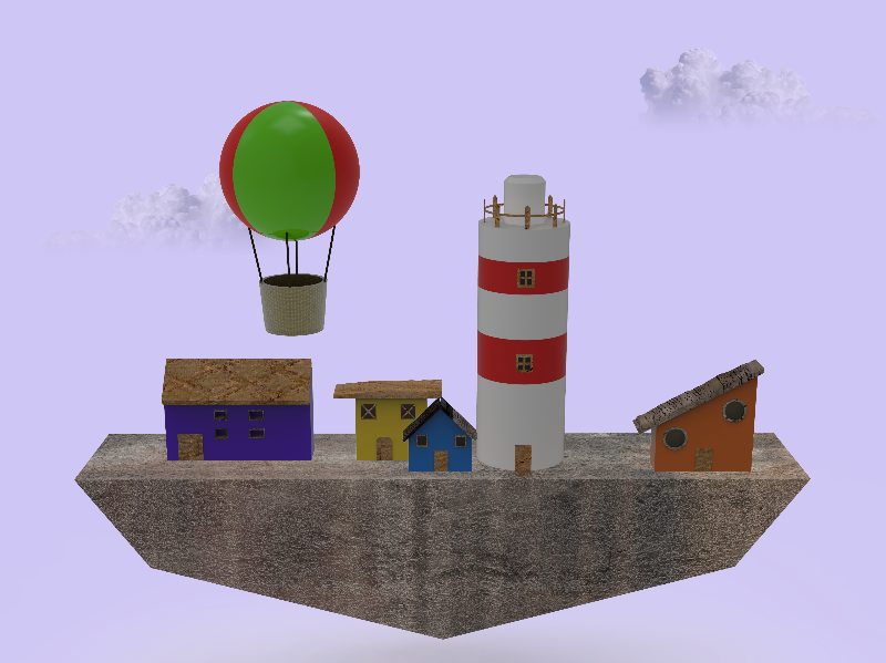 Coastal village #3 static token preview