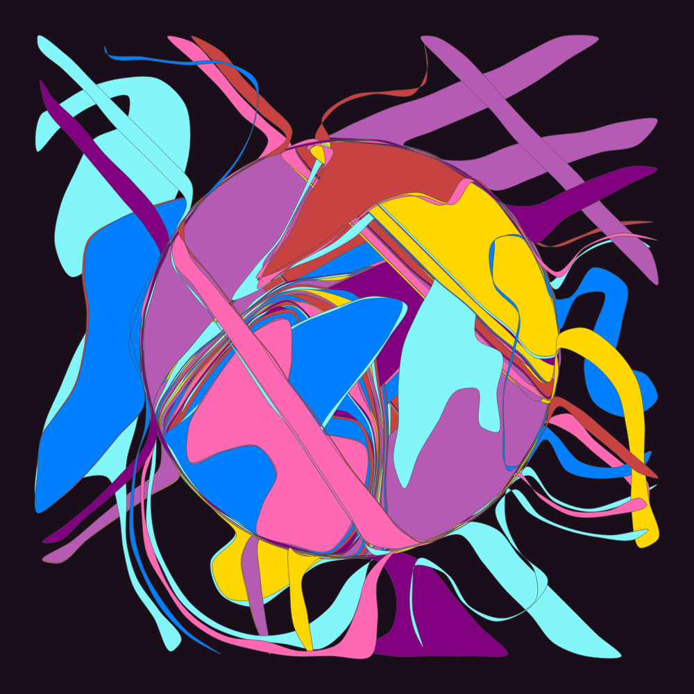 Geometric colorful shapes 3 #20 static token preview