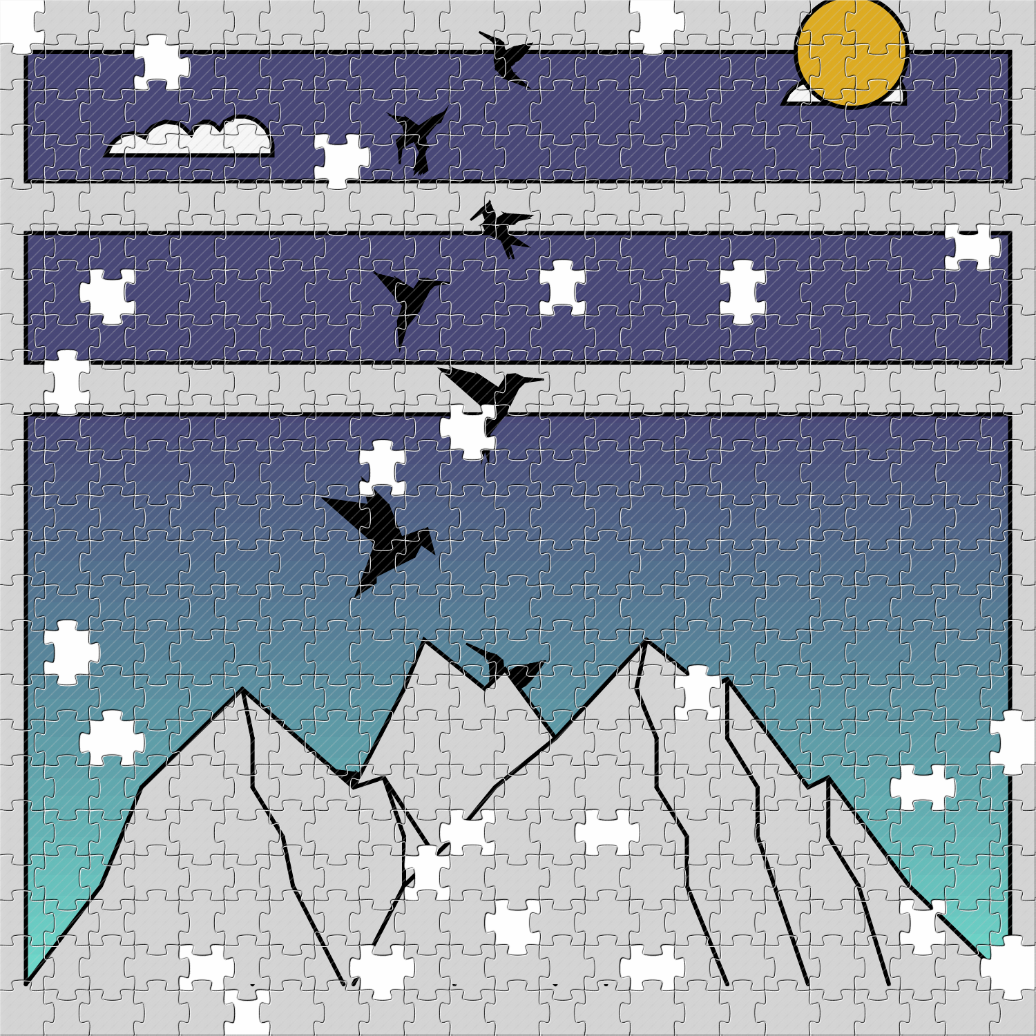 Puzzles & Birds #8 static token preview