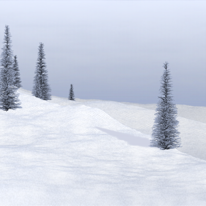 Snowy Hills #18 static token preview