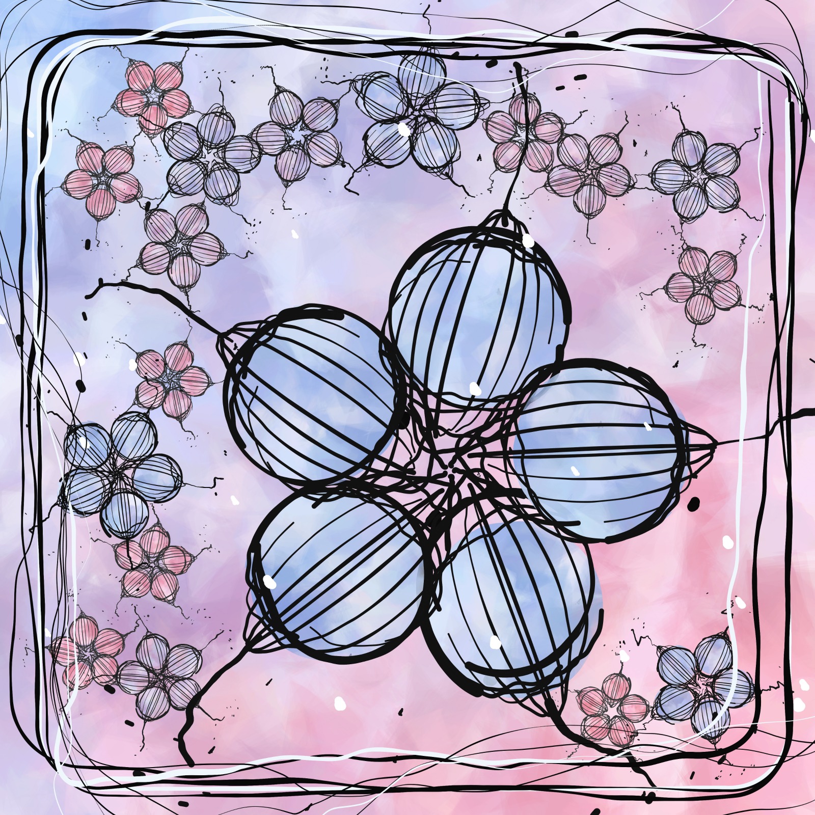 Five-Leaf-Flowers #6 static token preview