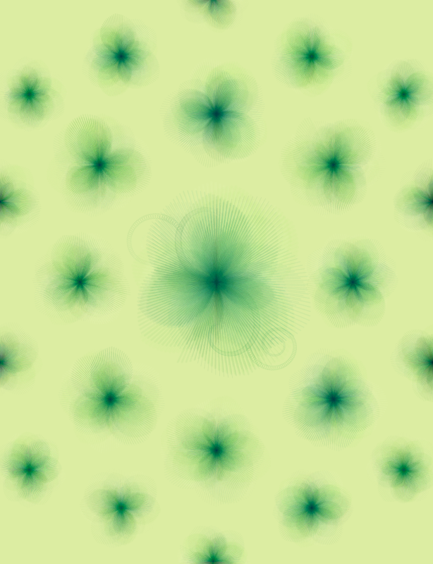Fairy flower pattern #6 static token preview