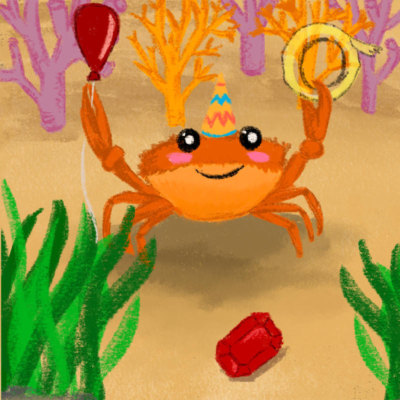 Silly Crab #15 static token preview
