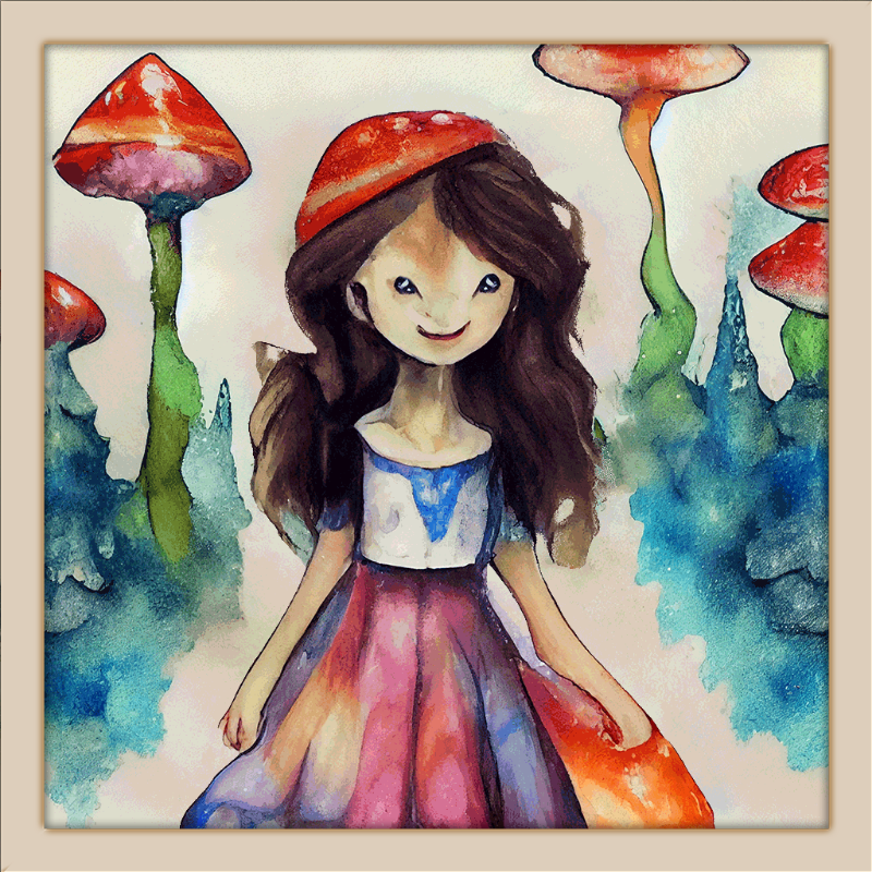 Alice and Mashroom #2 static token preview