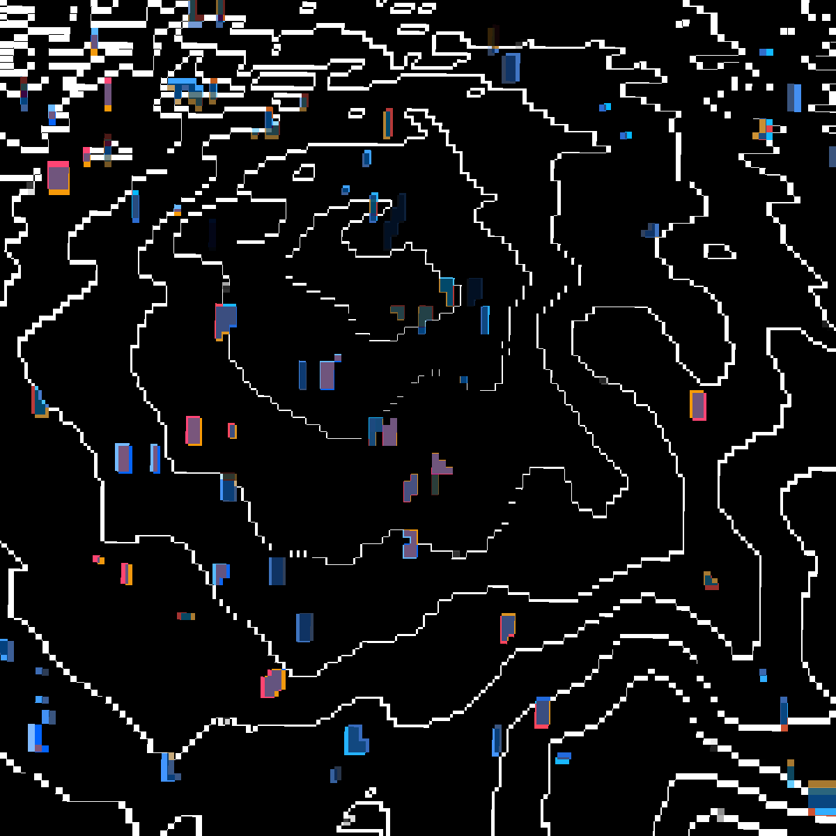 Pixel Topography #2 static token preview