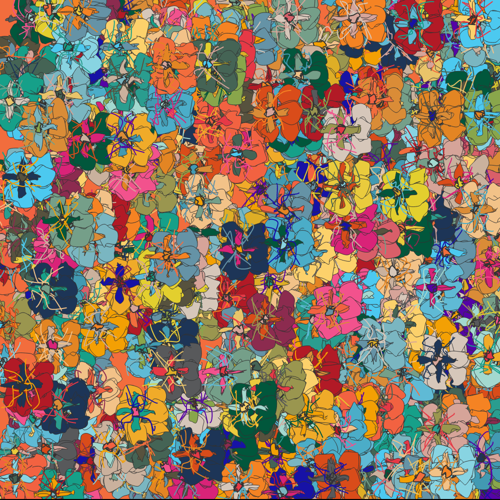 Floral Cacophony #23 static token preview