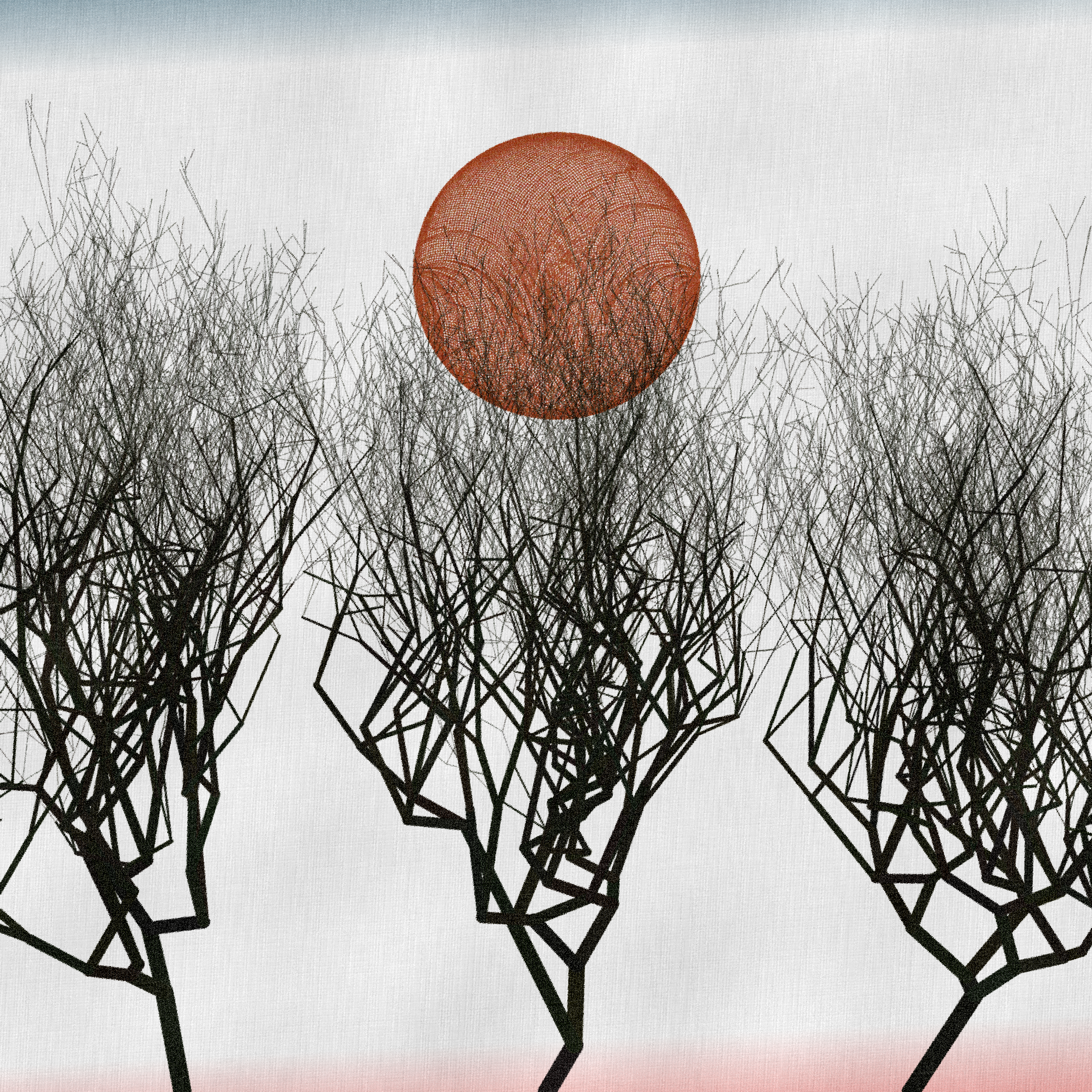 Three dead trees on earth #201 static token preview