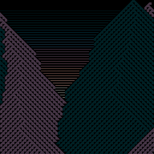 Cellular Mountains #21 static token preview