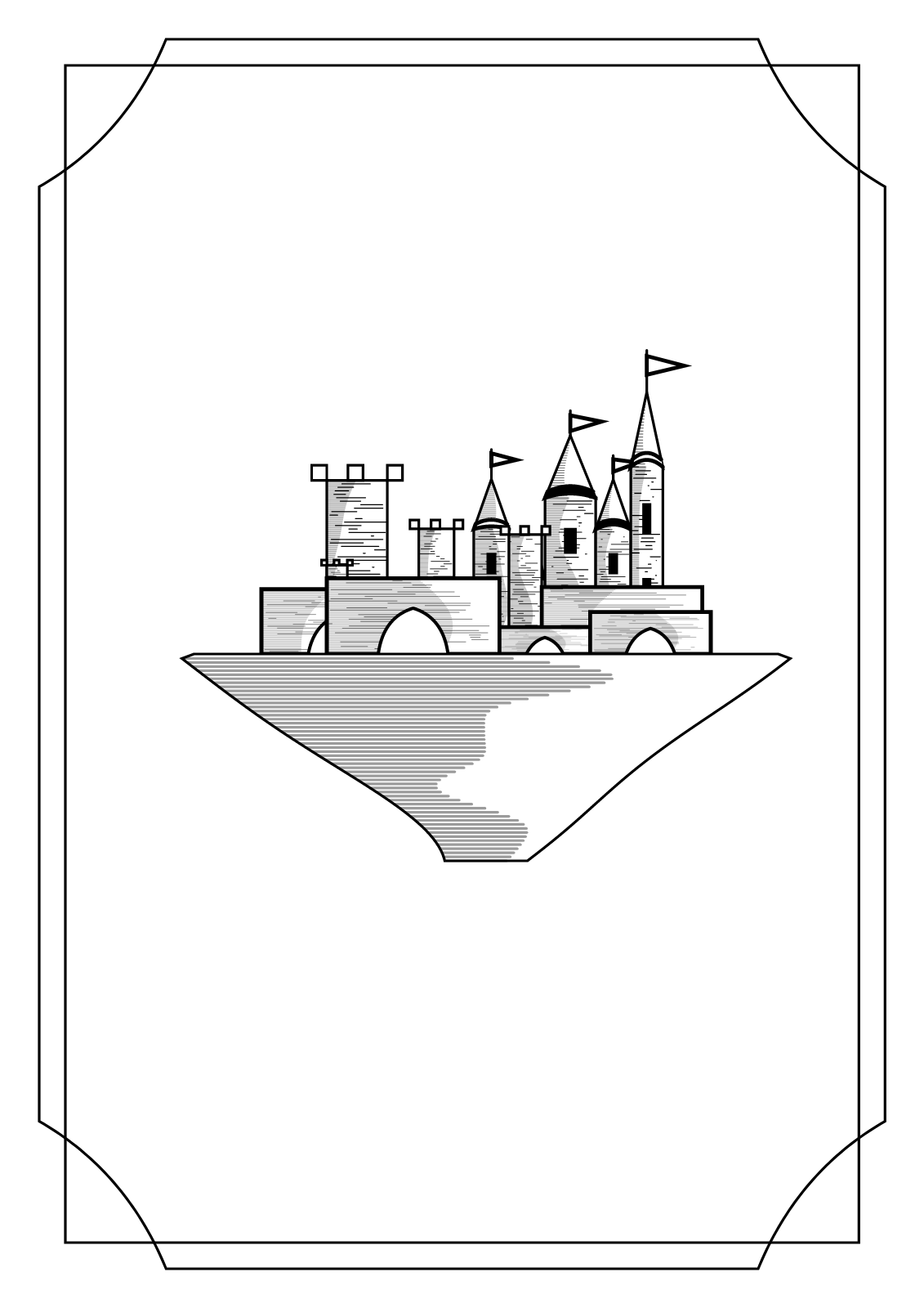 Minimalist Castle #3 static token preview