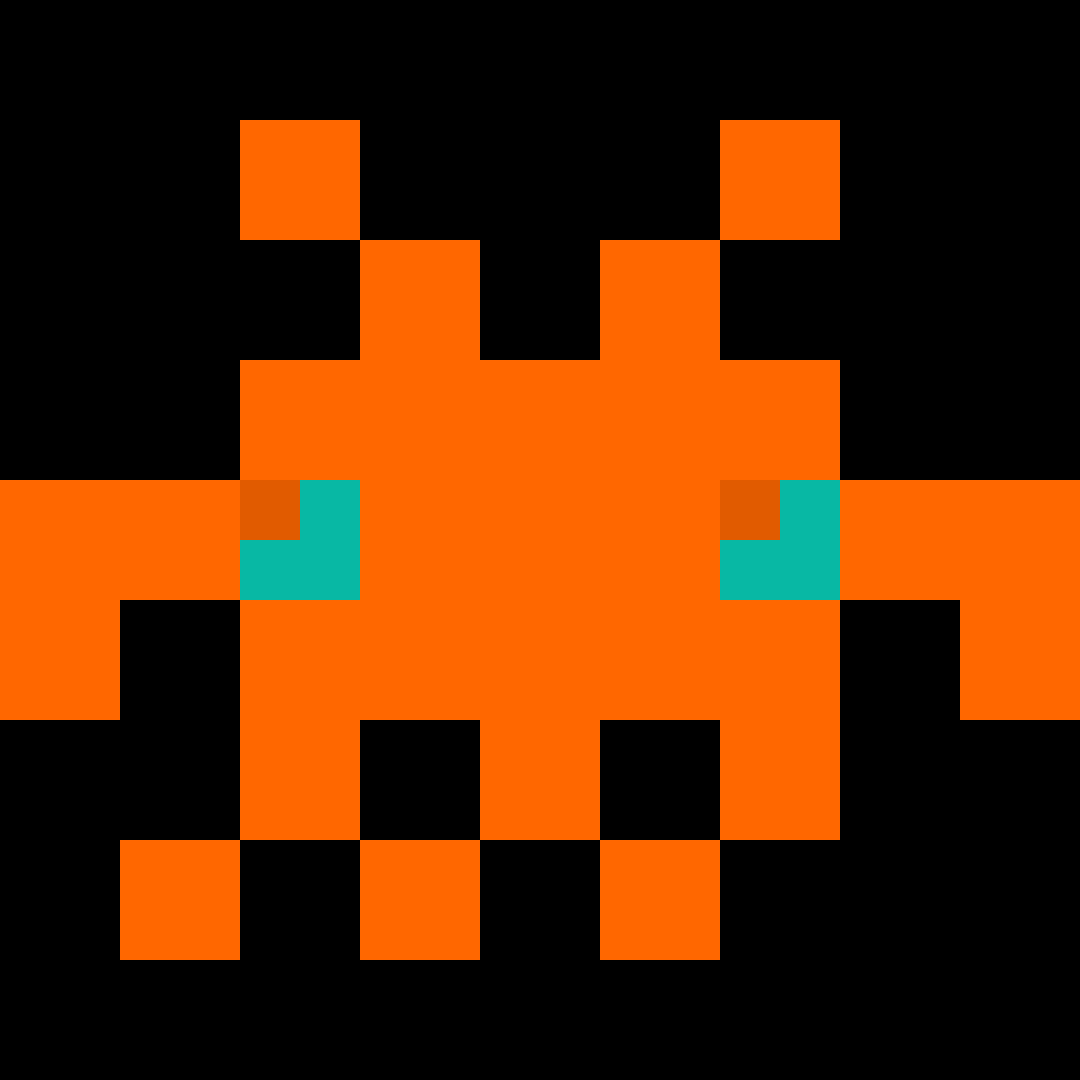 Pixel Invaders #16 static token preview