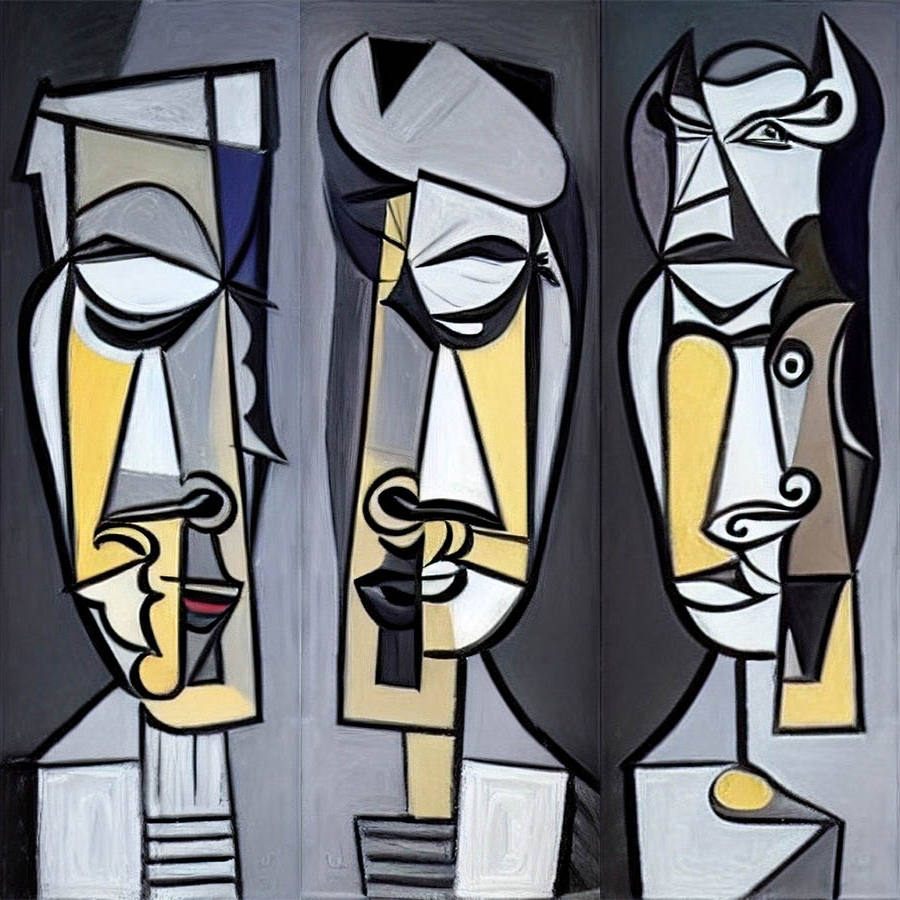 Cubism Bulls #1 static token preview
