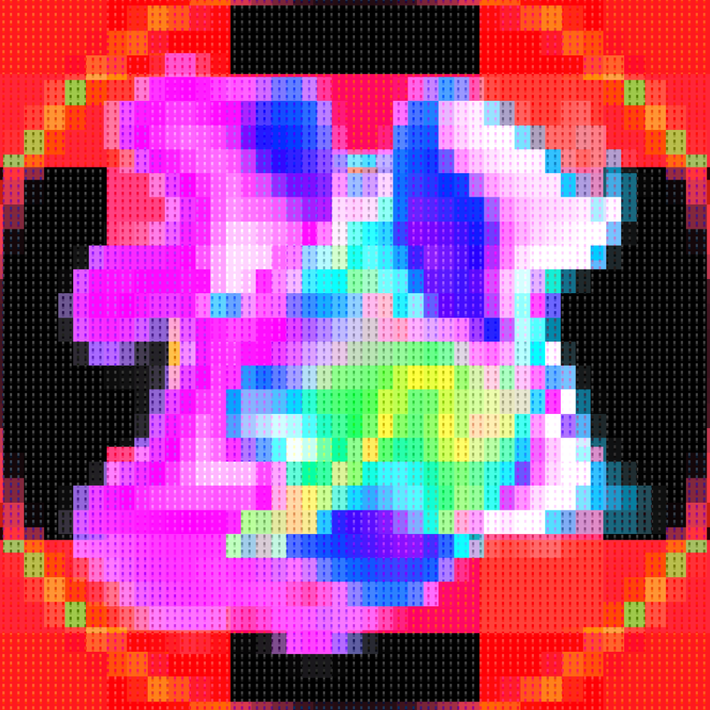 Pixelated Utopian Entity #13 static token preview