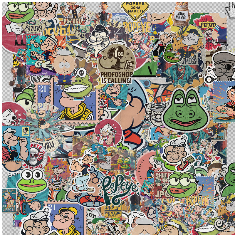 Sticker addict: PEPEYE #8 static token preview