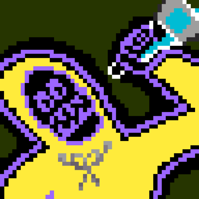 Pixel REKT GUY #4 static token preview