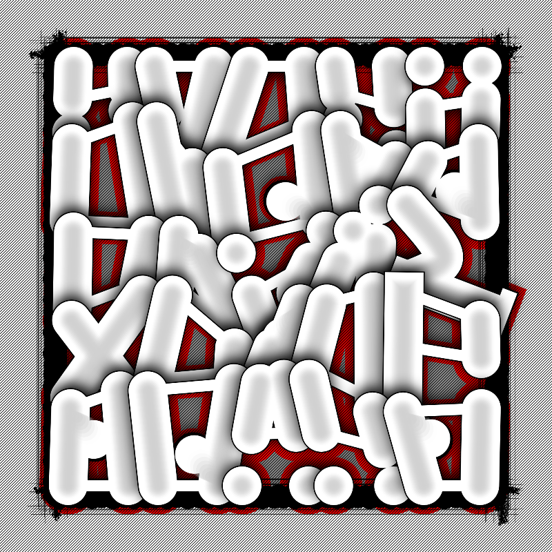 "Alphabetic signs" - (MatrixV2) #15 static token preview