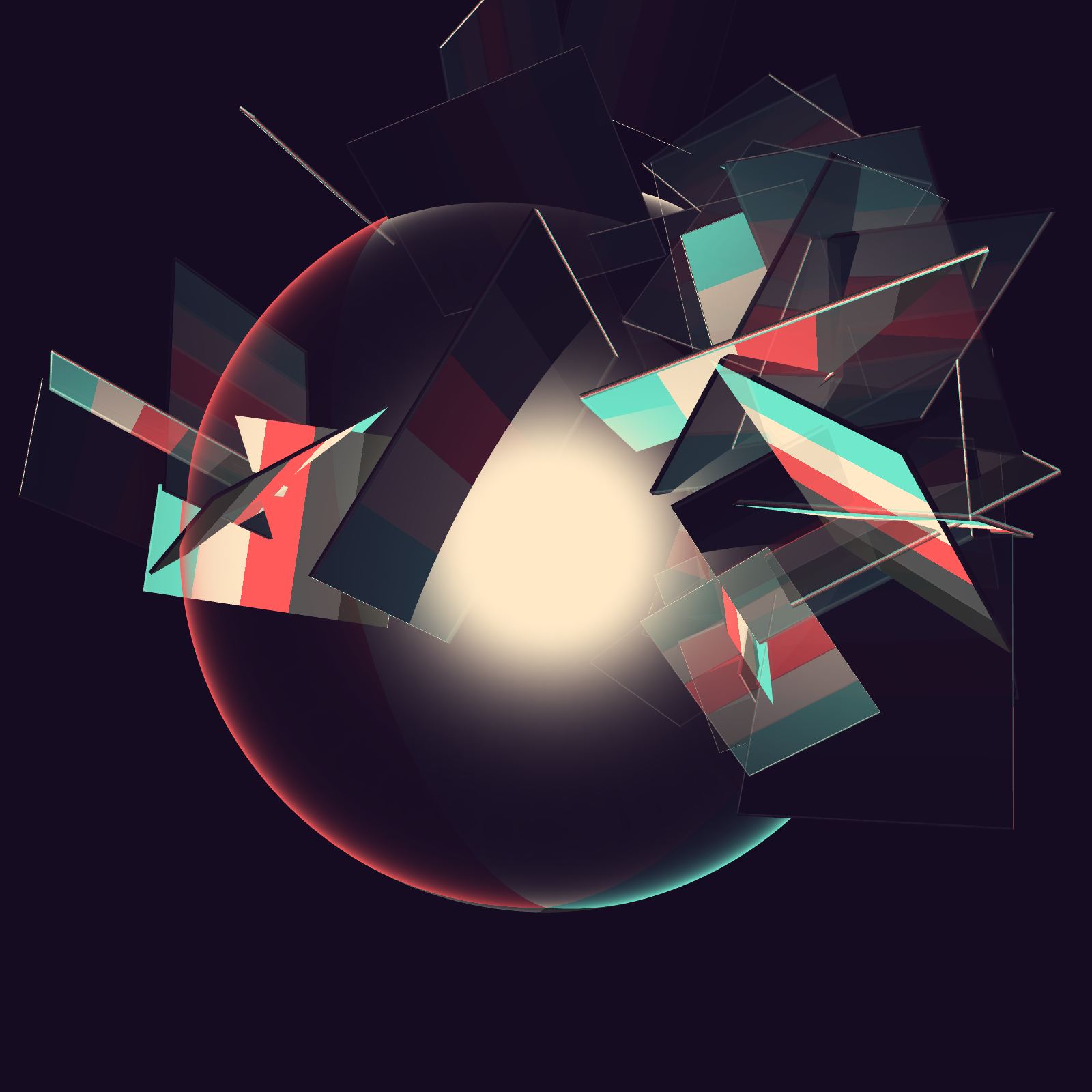 Composition with Sphere #14 static token preview