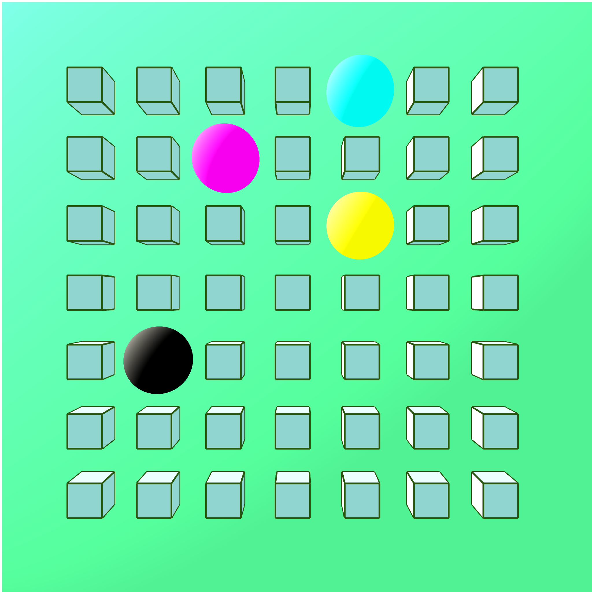 Cyan Magenta Yellow blacK #2 static token preview