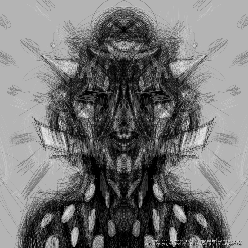 One Tezo Drawings_114+ #14 static token preview