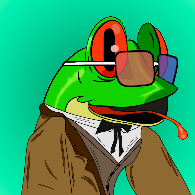 Annoying Frogs. Through the Time #1 static token preview