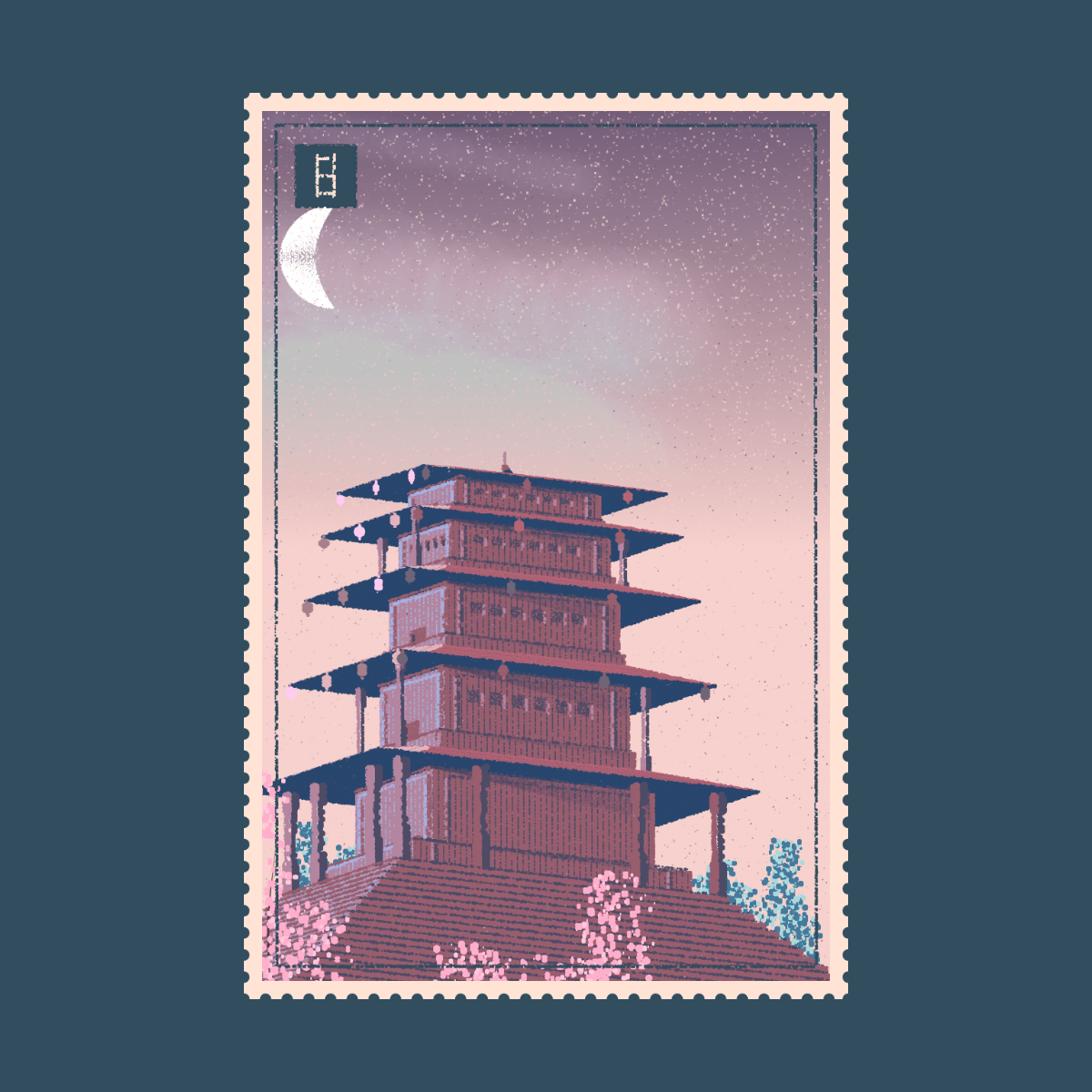ABANDONED TEMPLE 廃寺 #14 static token preview