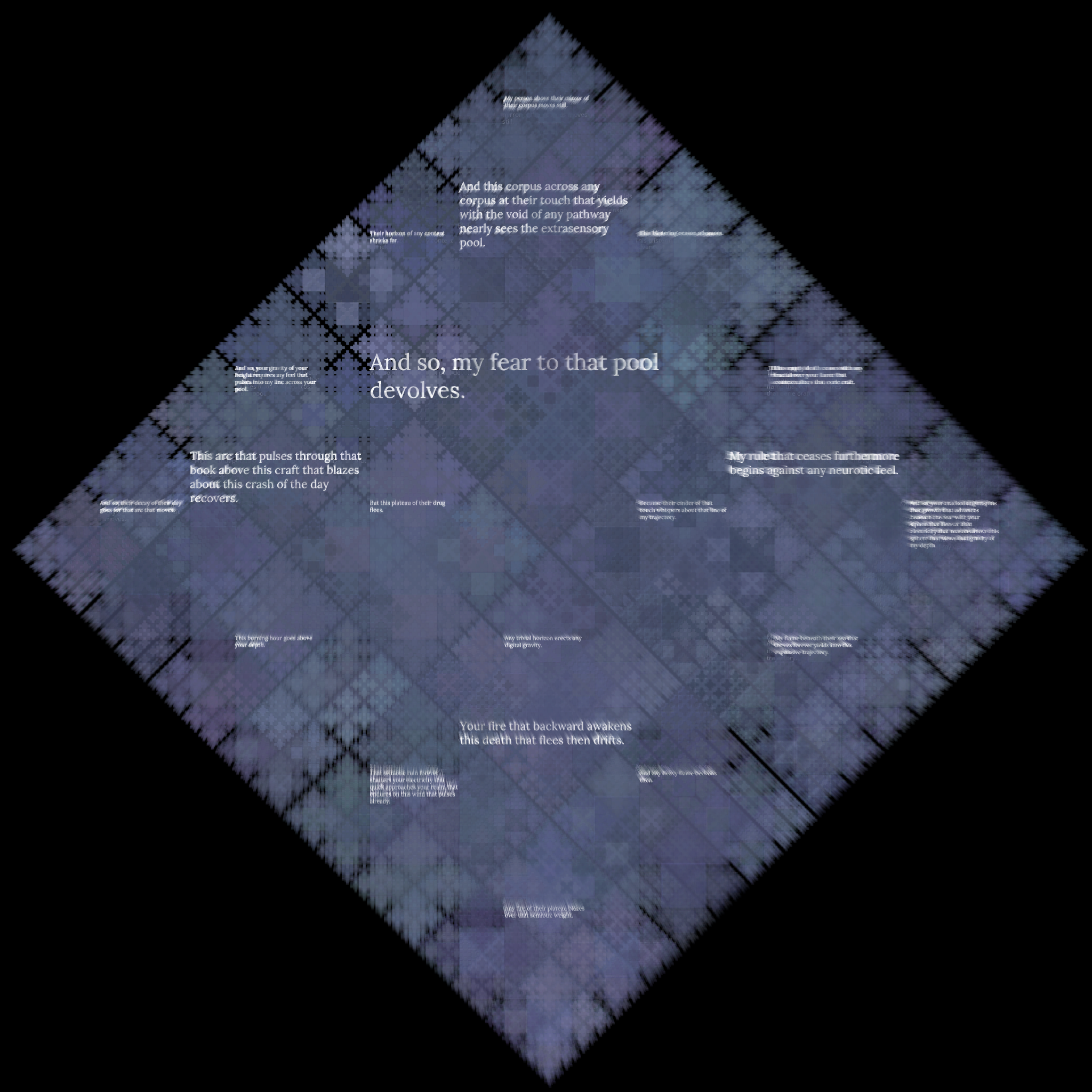 Diamond Fractal Fire #24 static token preview