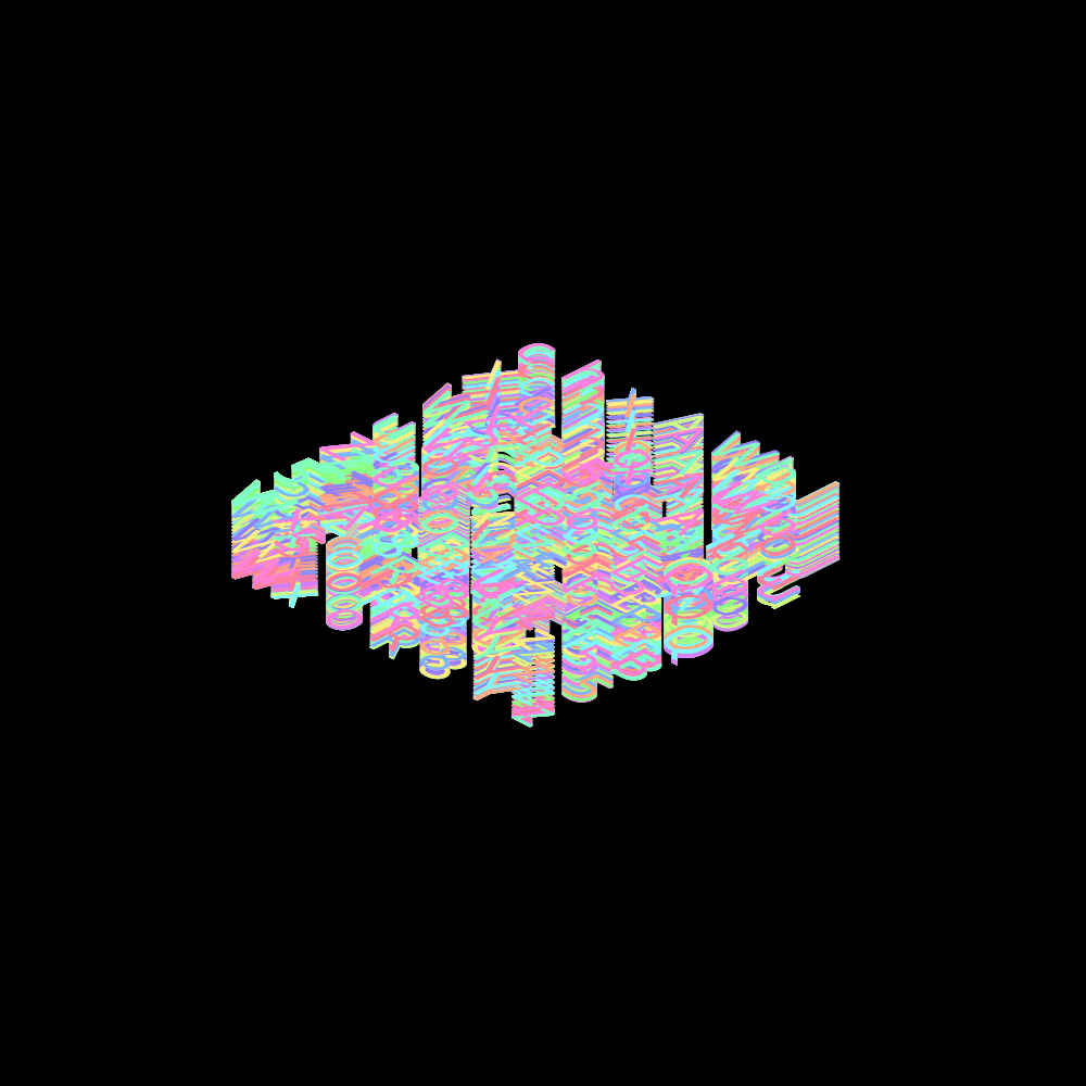 ISCII Rainbow Redux #3 static token preview
