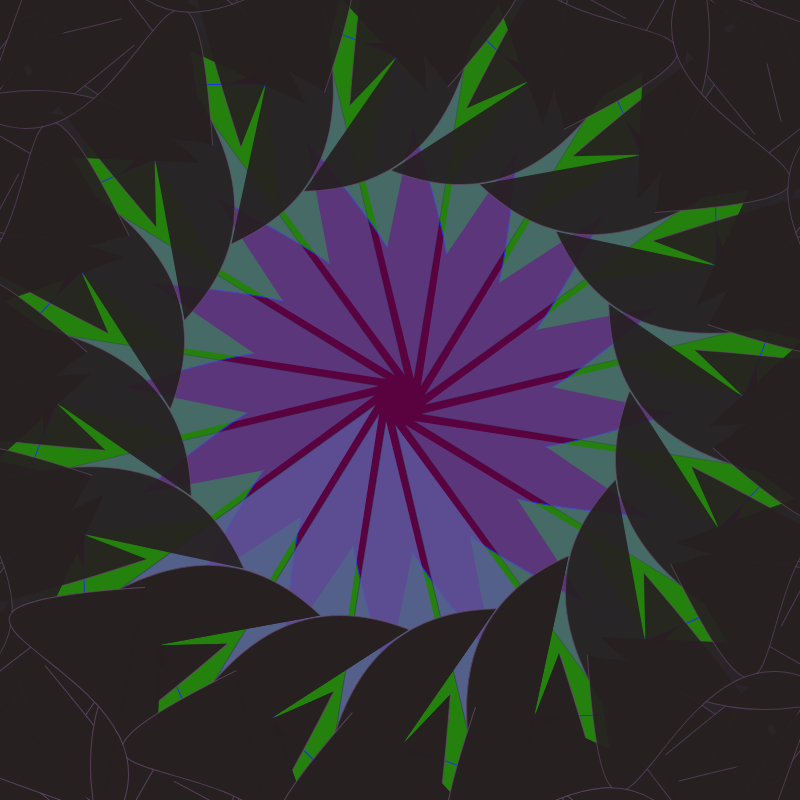 Flower Iris #1 static token preview