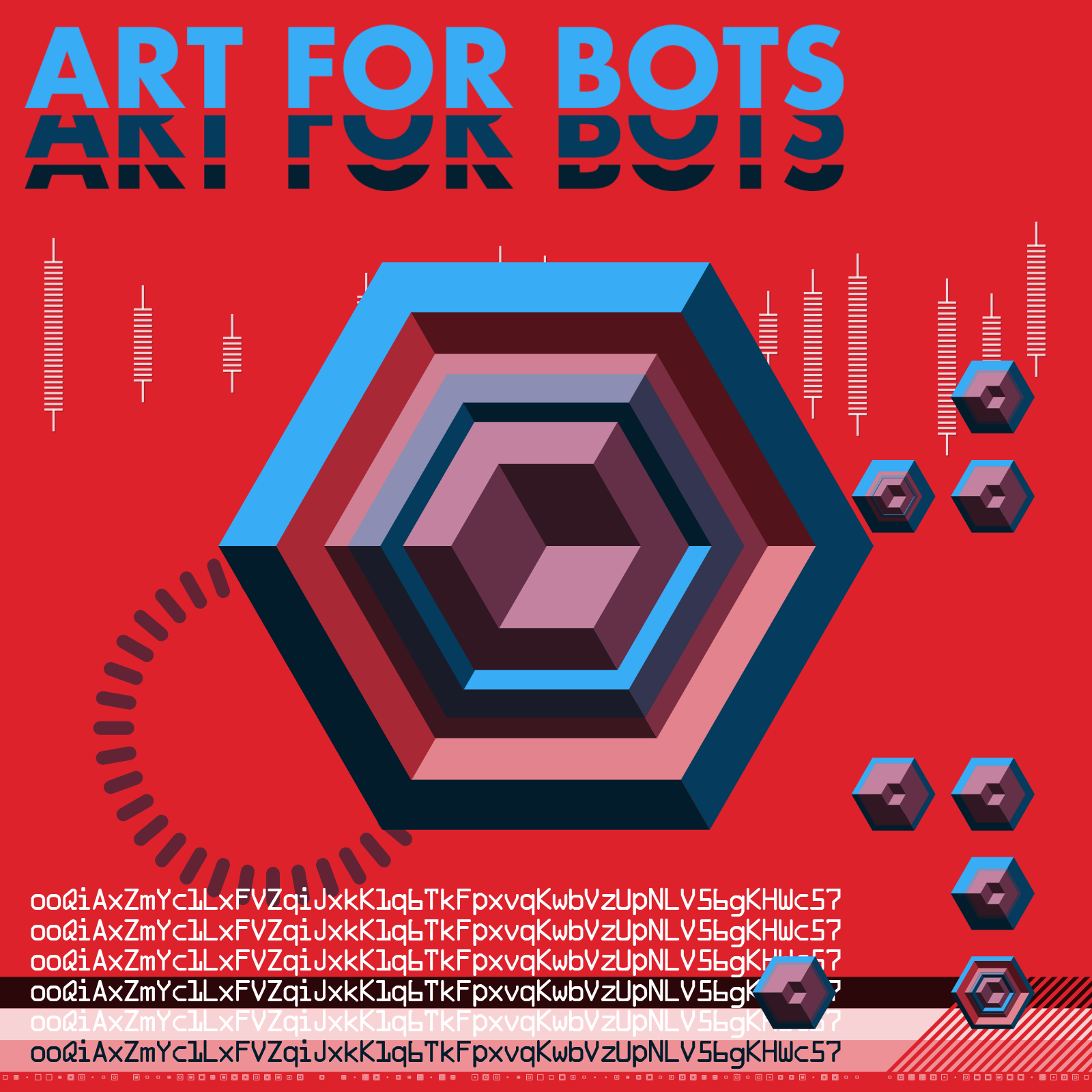 Hexagones - Art for Bots for Humans #8 static token preview