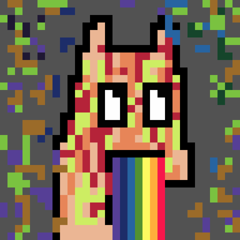cOLORFUL DOG #17 static token preview