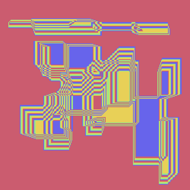 Superimposed Rectangles #25 static token preview