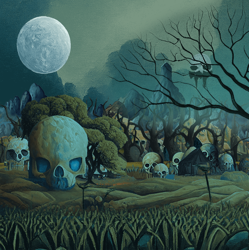 Skull Village #1 static token preview