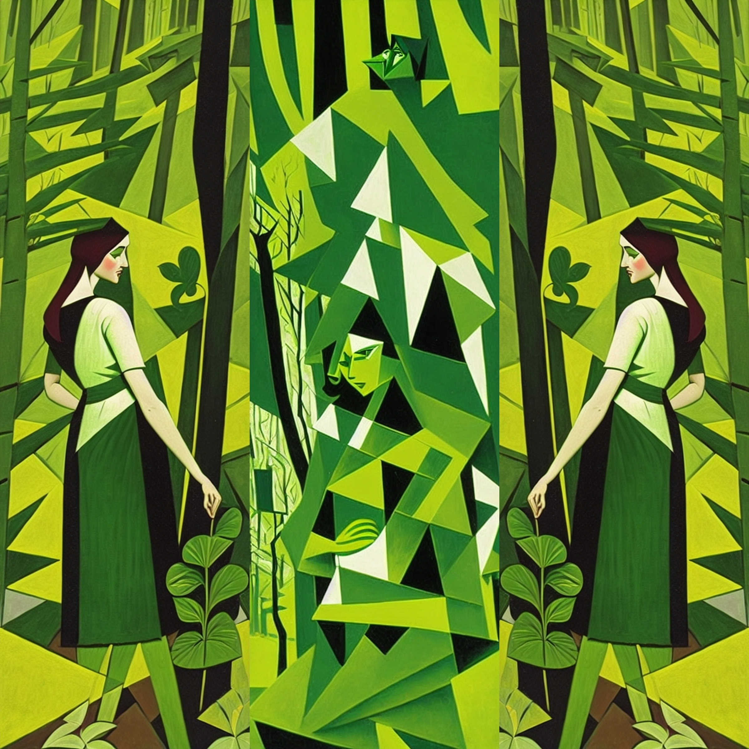 Moss Maiden #1 static token preview