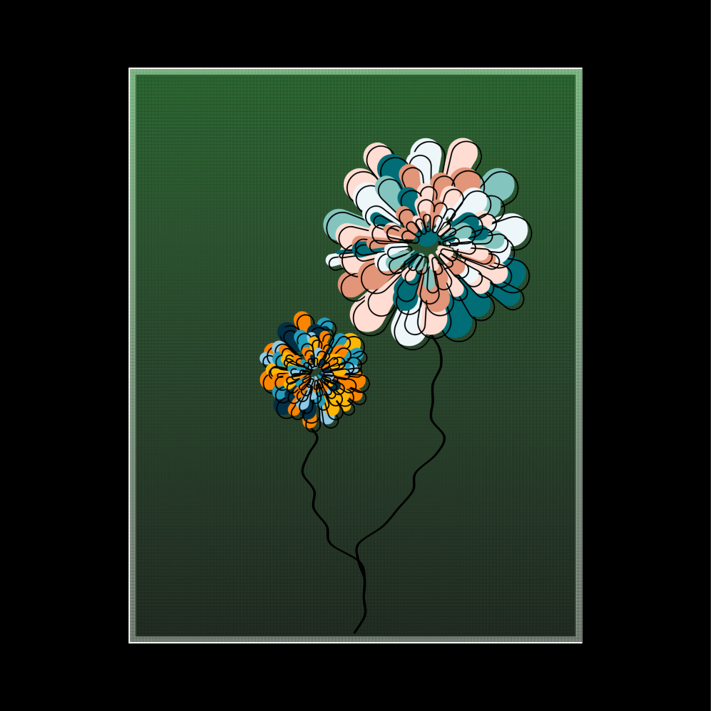五彩向日葵 colorful sunflowers #1 static token preview