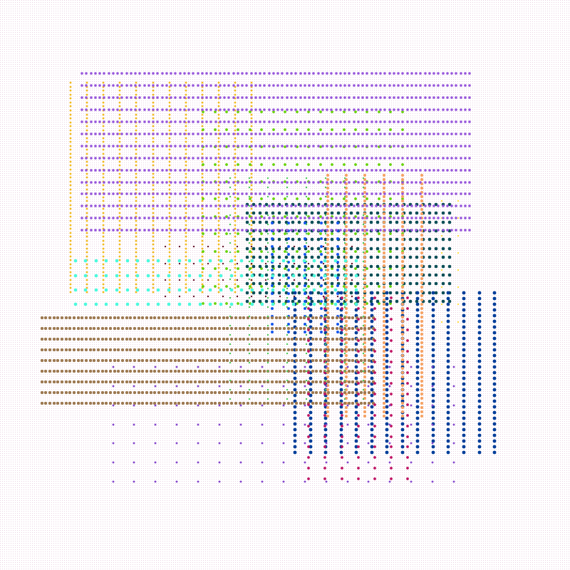 pointillist patchwork #22 static token preview