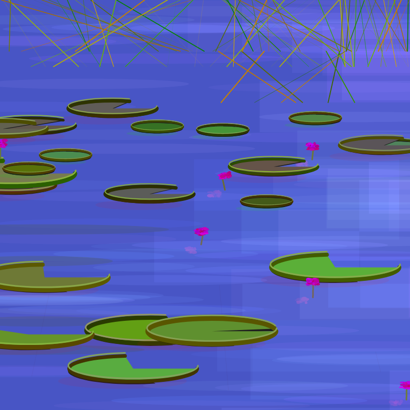 Water Lilies #6 static token preview