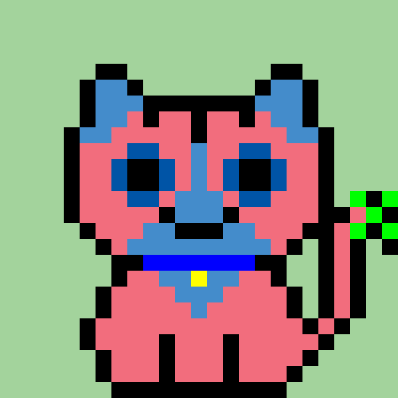 pixel cat #7 static token preview