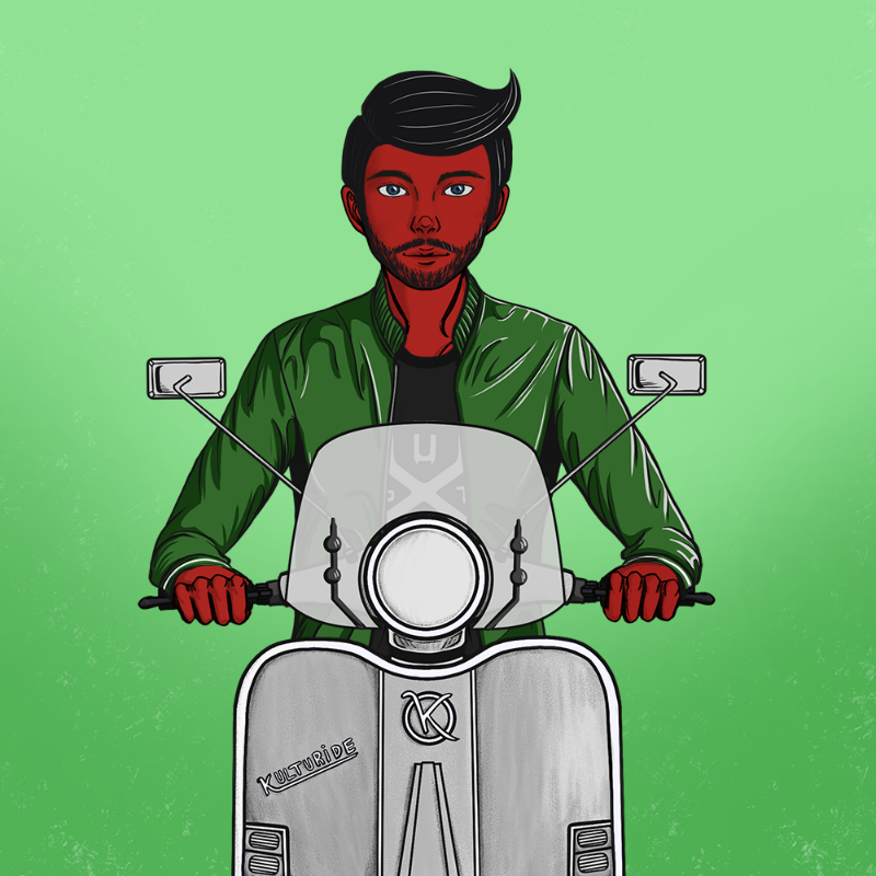 SCOOTER RIOT #14 static token preview