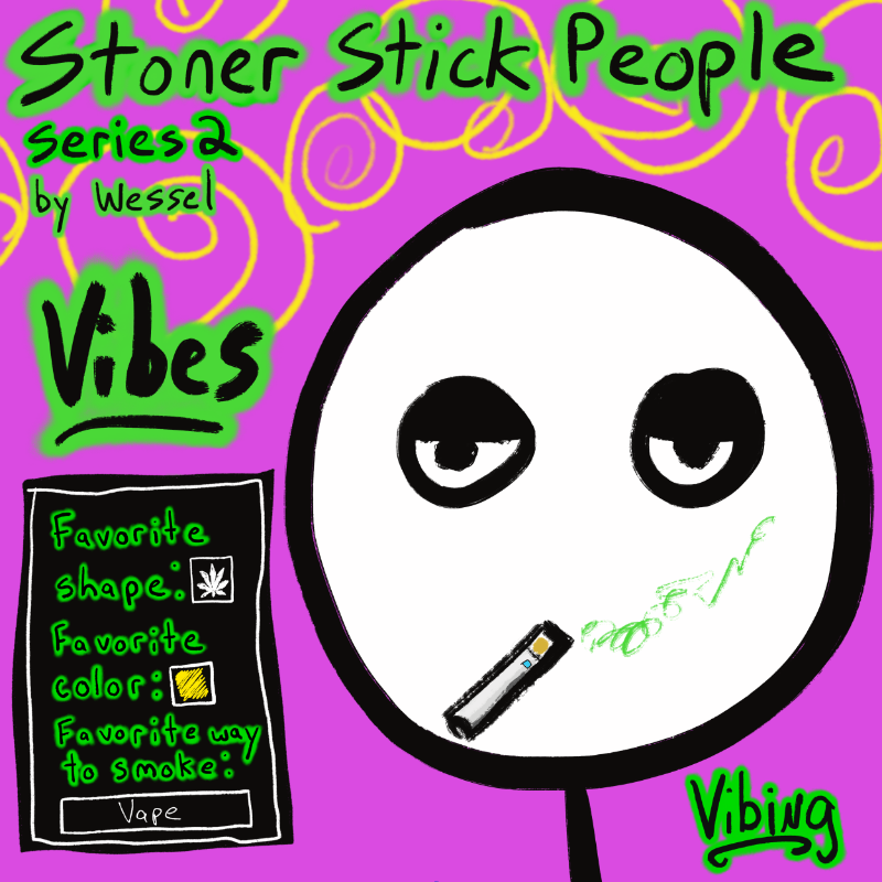 Stoner Stick People Series 2 #21 static token preview