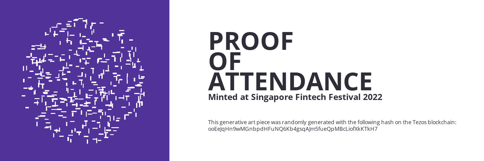 SFF2022 Proof of Attendance Token #975 static token preview